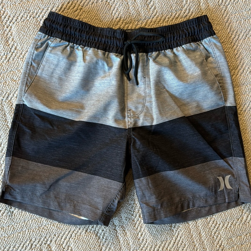 Hurley swim trunks with boxer briefs inside